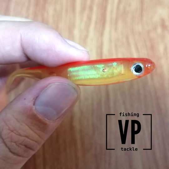 Señuelo Suave VP Baby Jerk Flush Tail 9cm - 5 unidades