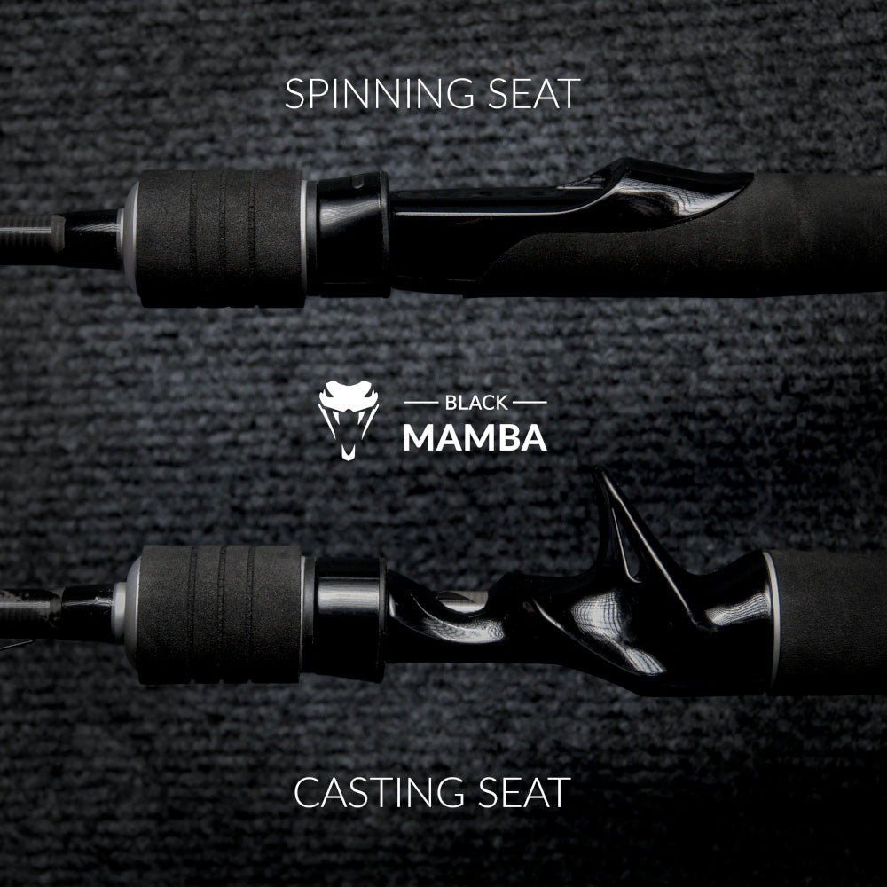 Caña VP Black Mamba para Castear en Baitcasting con 2 Punteras - 3 Ediciones