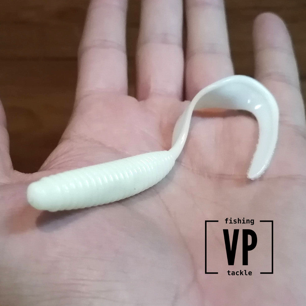 Señuelo Suave VP Curly Worm Tail de 10cm - Pack de 10 unidades