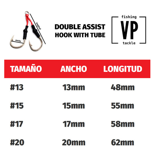 Anzuelo Asistente Doble Double Assist Heat Sink para Jigging