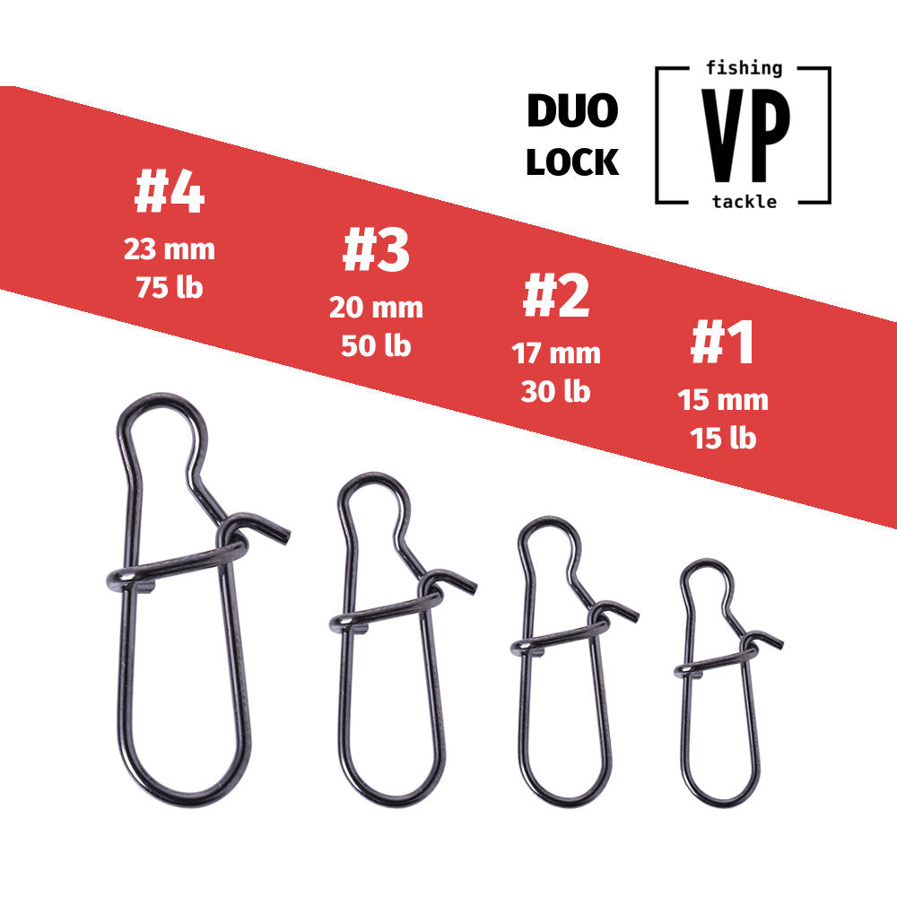 Conector VP Duo Lock (Gasilla) para Señuelos - 20 unidades