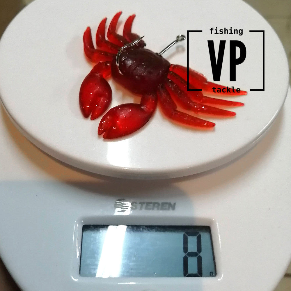 Señuelo Cangrejo VP Flexi Crab 8cm/8g - Anzuelo Incluido