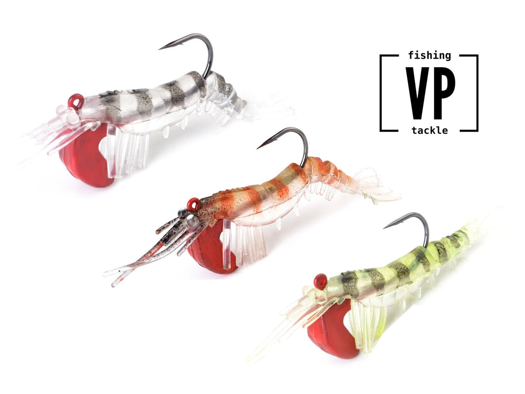 Señuelo Suave Camarón VP Intrepid Shrimp - Pack de 3