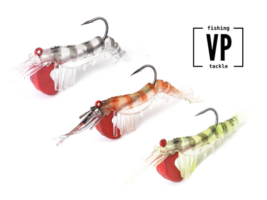 Señuelo Suave Camarón VP Intrepid Shrimp - Pack de 3
