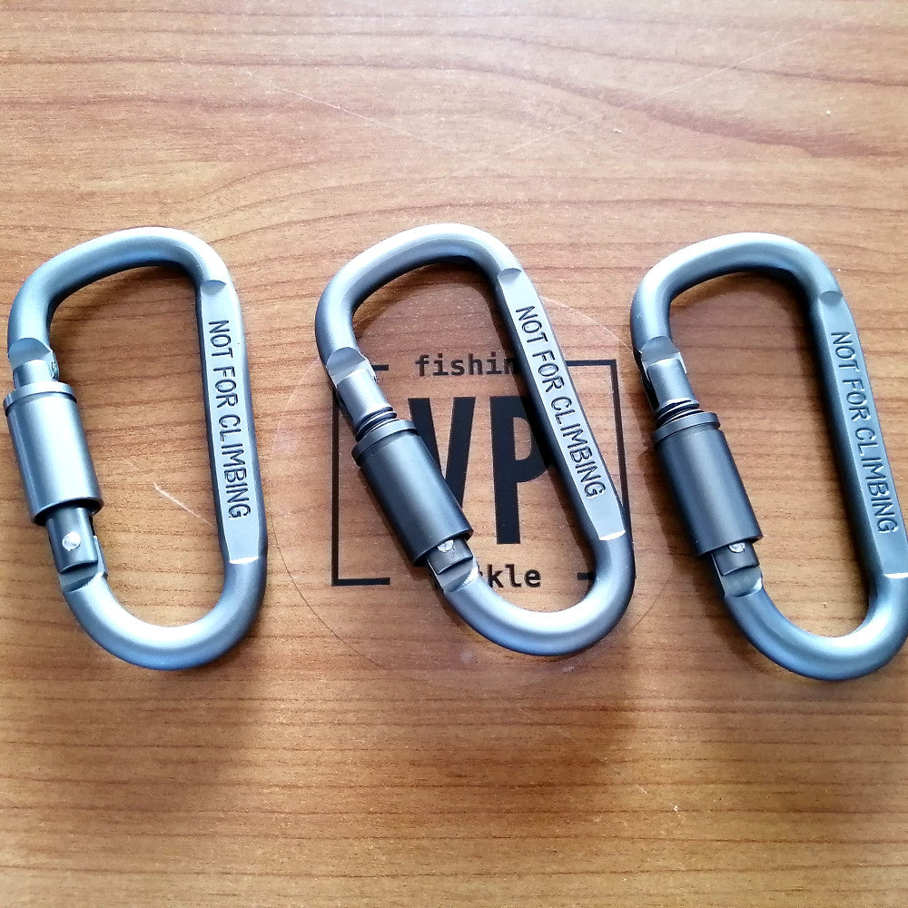 Mosquetón HD Carabiner para Montañismo Outdoors - 3 unidades