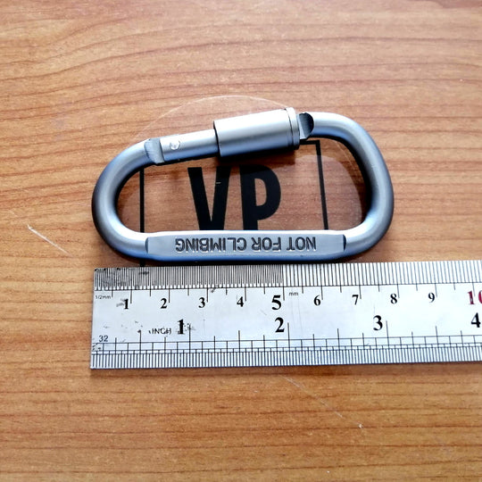 Mosquetón HD Carabiner para Montañismo Outdoors - 3 unidades