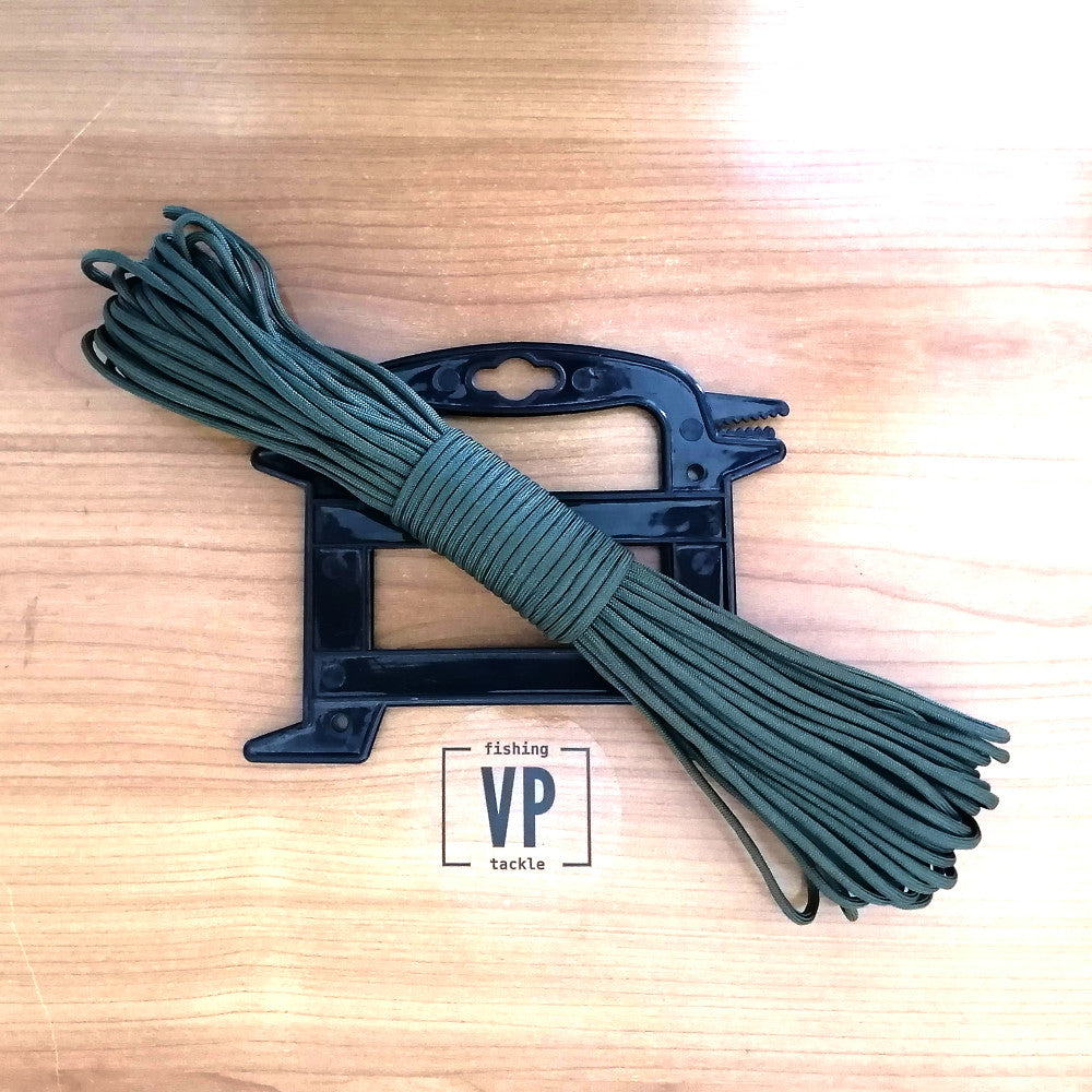 Soga o Cuerda Paracord 550LB de 30m de Longitud con Carrucha - 6 colores