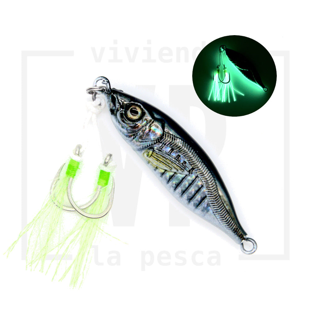 Señuelo VP Prey Jig para Casting y Jigging con Asistentes - 60g