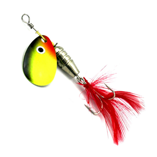 Señuelo Cucharilla VP Rasta Feather Spinner #2 - 6g